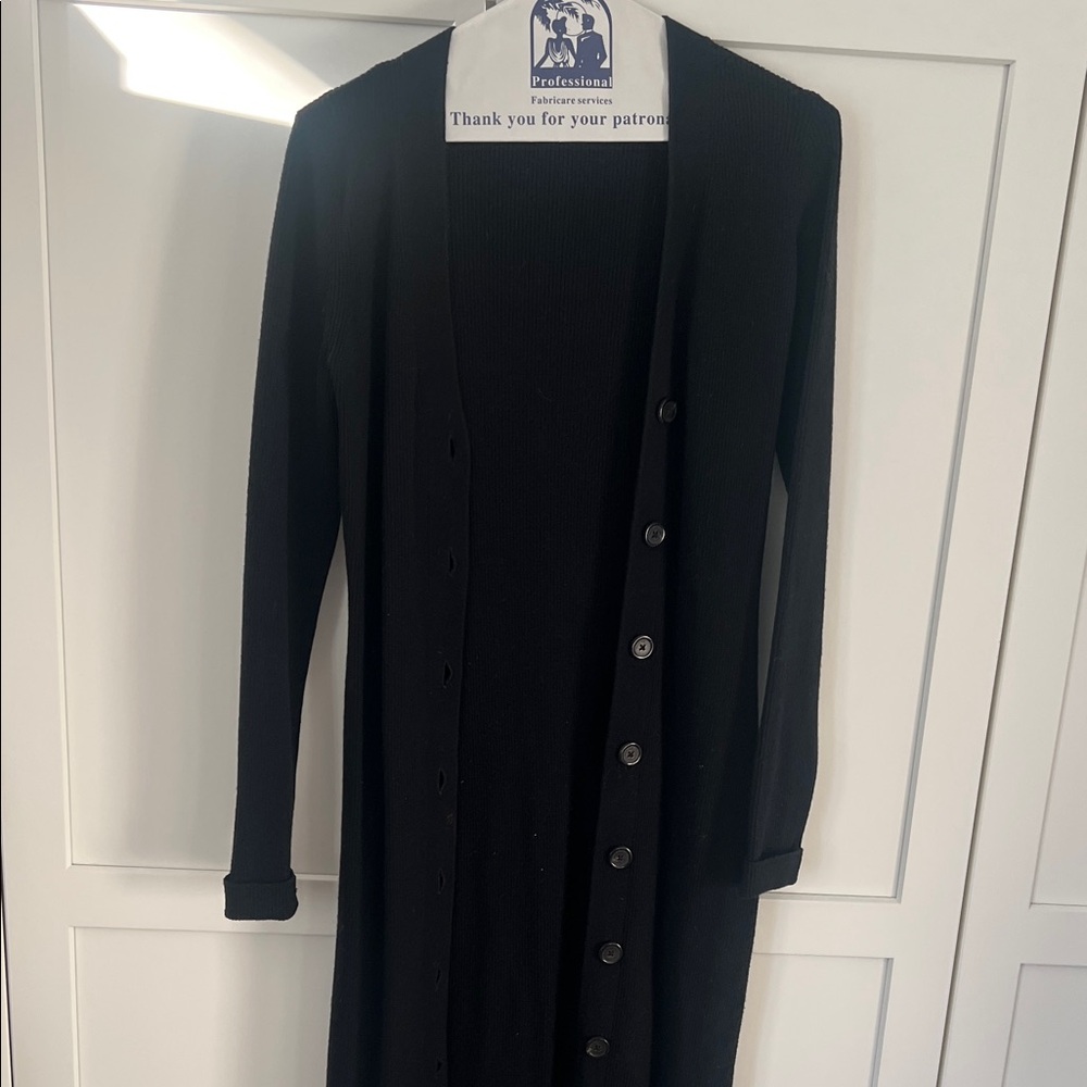 Wilfred Black Long Cardigan